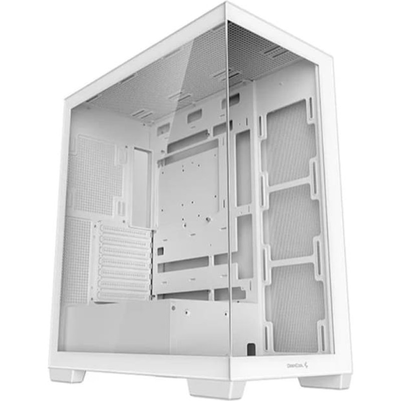 Deepcool Case|DEEPCOOL|CG580 WH|MidiTower|Case product features Rackmountable/Accessory/Transparent panel|Not included|MicroATX|MiniITX|Colour White|CG580WH