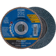 Pferd Lapelinis šlifavimo diskas PSF STEELOX 125mm Z60 PFC, Pferd