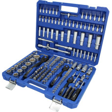 Brilliant Tools Galvučių komplektas, 172-vnt, 1/4", 3/8", 1/2", Brilliant Tools