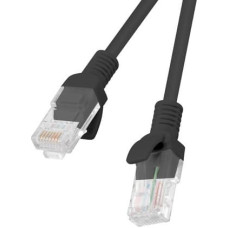 Lanberg Patchcord, Cat6, unscreened, 10m, black (PVC6-10CC-1000-BK)