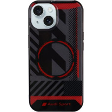 Audi Audi IML Sport MagSafe Case iPhone 15 / 14 Plus Plus 6.7" czarny/black hardcase AU-IMLMIP15M-RSQ/D2-BK