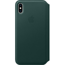 Apple Skórzane etui folio iPhone XS Max - leśna zieleń-MRX42ZM/A