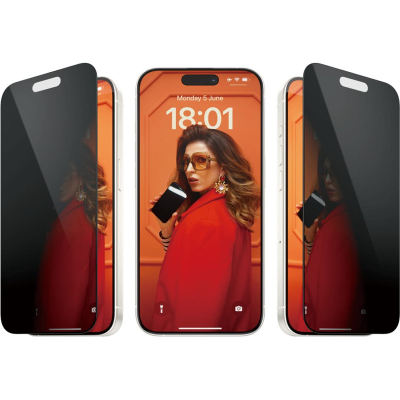 Panzerglass &reg; Privacy Screen Protector iPhone 15 Pro | Ultra-Wide Fit w. EasyAligner Skaidri ekrano apsauga Apple 1 vnt