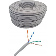 Netrack Kabel sieciowy - skrętka LAN, cat. 6, UTP, szary, 100m , CCA