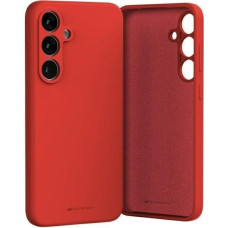 Goospery Etui Mercury Silicone do Samsung Galaxy S24 FE czerwony