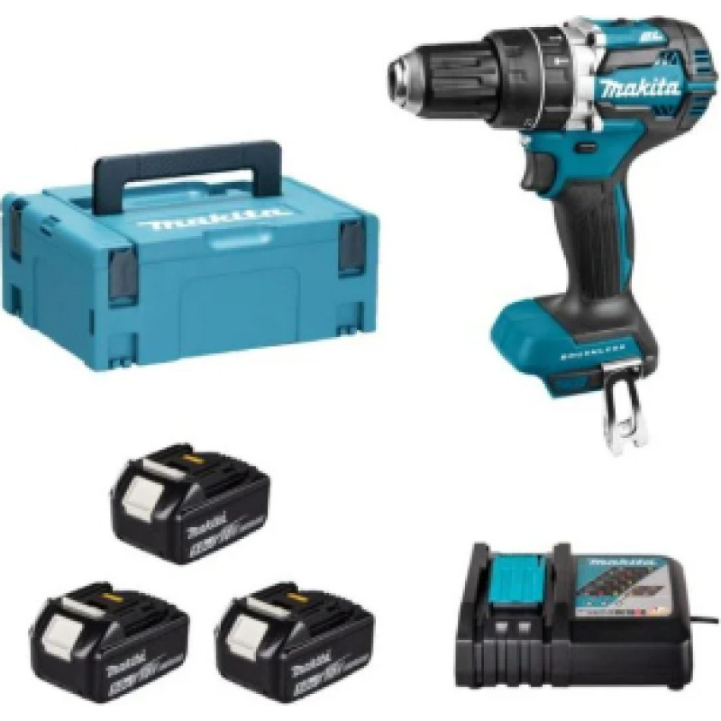Makita WKRĘTARKA UD.18V DHP484RT3J 54/30Nm 3x5,0Ah BL MAKPAC