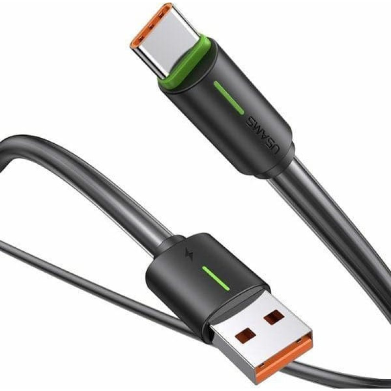 Usams Kabel USB Usams USAMS Kabel USB-C 3A YU Series 1m USB-C/USB-A czarny/black SJ732USB01 (US-SJ732 )