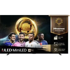 Hisense 100U7Q PRO televizorius 2,54 m (100") 4K Ultra HD Smart TV „Wi-Fi“ Juoda