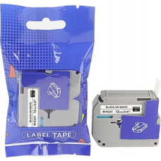 Brother Taśma BROTHER M-K231 12mm x 8m czarny na białym zamiennik