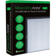 Meaco Dry Arete One H13 HEPA Filter 10L / 12L, 3 Pack for Meaco Dry Arete One 10L and 12L Dehumidifiers