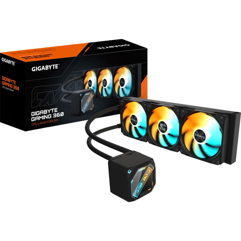 Gigabyte GAMING 360 Procesorius Universalusis skystinis au&scaron;intuvas 12 cm Juoda 1 vnt