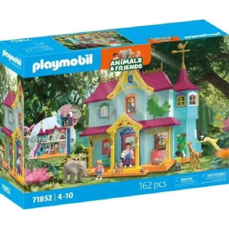 Playmobil Zestaw z figurkami Animals & Friends 71852 Kolorowa willa dla zwierz&scaron;t