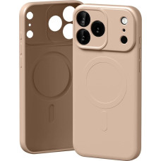 Mercury Goospery Etui Mercury Semi-Silicone MagSafe do iPhone 17 Pro Max różowo-piaskowy