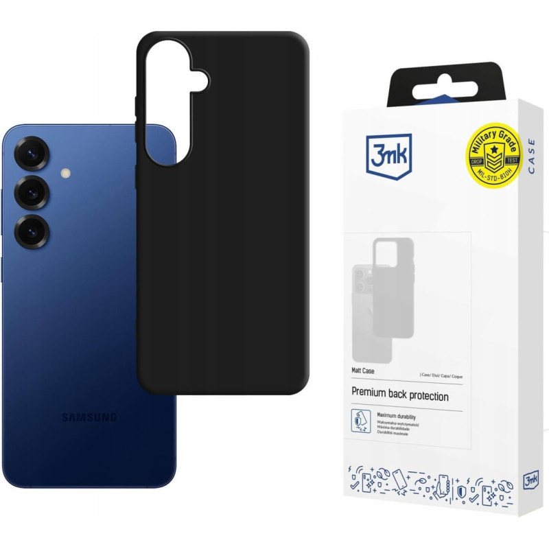 3MK Etui 3MK Matt Case do Samsung Galaxy S25 FE czarny