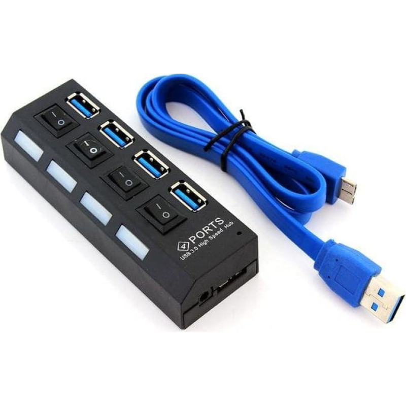 Aptel HUB USB Aptel AK244B 4x USB-A 3.0 (2335-uniw)