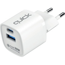 Quick QG-322 GaN USB-C / USB Charger 30W