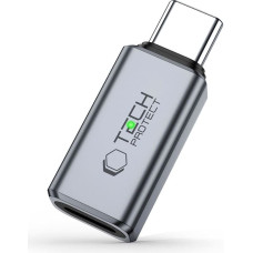 Tech-Protect ULTRABOOST AUDIO ADAPTER TYPE-C TO LIGHTNING GREY