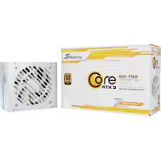 Seasonic Power Supply|SEASONIC|CORE GX White|750 Watts|Efficiency 80 PLUS GOLD|MTBF 100000 hours|SRP-CGX751-A5A32SF-W