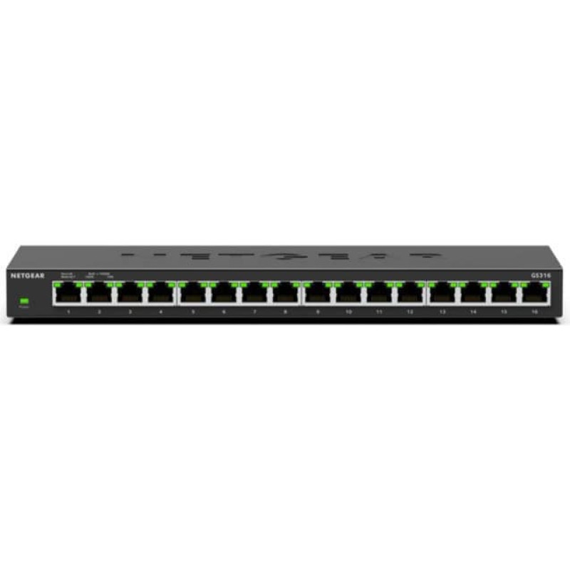 Netgear GS316-300EUS, switch black