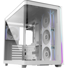 Fortron FSP M580-WP, tower case white, tempered glass