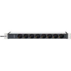 Digitus Socket Strip with Aluminum Profile, IEC C20 plug | DN-95428 | Sockets quantity 8