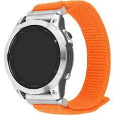 Fixed | Sporty Strap for Garmin QuickFit 26mm | 160-210 mm | Orange | Nylon