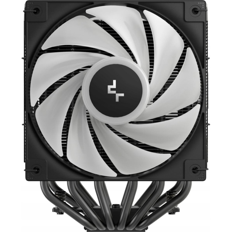 Deepcool AG620 BK ARGB V2 Mikroschemų rinkiniui, Motininė plokštė Orinis aušintuvas 12 cm Juoda 1 vnt