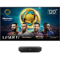 Hisense 120L9HA projekcinis televizorius Ypač trumpo nuotolio projektorius 3000 ANSI lumens DLP UHD 4K (3840x2160) Juoda