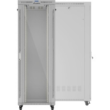 Lanberg SZAFA INSTALACYJNA RACK STOJĄCA 19" 47U 800X1000 SZARA DRZWI PRZESZKLONE LCD LANBERG (FLAT PACK) V2