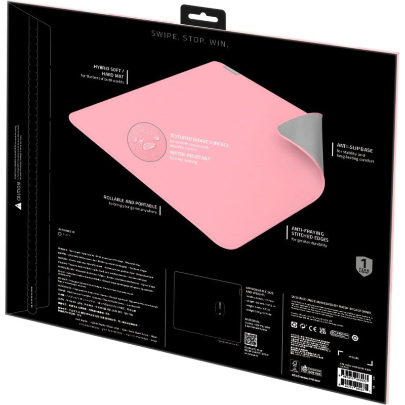 Razer Strider L, gaming mouse pad (pink, size L)