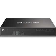 Tp-Link VIGI NVR1004H-4P tinklinis vaizdo įrašymo įrenginys (NVR) Juoda