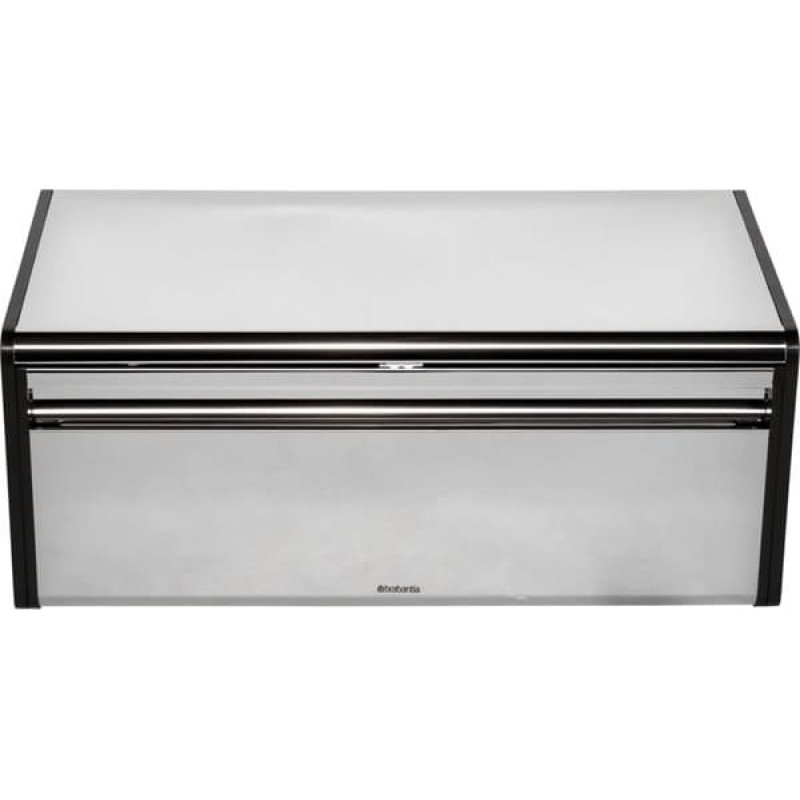 Brabantia Klappbrotkasten Front eckig, Stahl gl&auml;nzend
