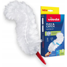 Vileda Flex & Catch Staubwedel mit kurzem Stiel + 1 Einsatz