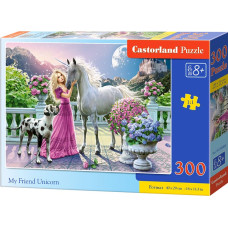 Castorland My Friend Unicorn 300 pcs Dėlionė 300 vnt Fėja