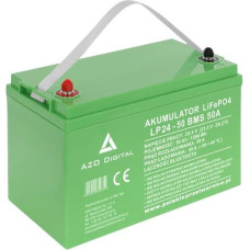 Azo Digital Akumulator LiFePO4 LP24-50 50Ah 24V 50A Bluetooth mata grzewcza