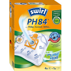 Melitta vacuum cleaner bags PH84 AirSpace MicroPor Plus Green (4 bags + 1 filter, for Philips, Nilfisk)