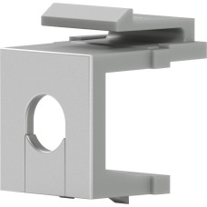 Ubiquiti Keystone Blank Insert with Through-Hole, 12-Pack, Grey Cover, for UniFi 24-Port Blank Keystone Patch Panel
