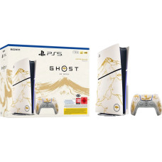 Sony PlayStation 5 - Ghost of Yotei Gold Limited Edition 1,02 TB „Wi-Fi“ Juoda, Balta