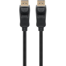 Goobay DisplayPort 2.0/2.1 cable, 16K @ 60Hz, 80 Gbit/s black, 2 meters