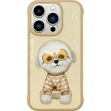 Dog & Bone Nimmy iPhone 15 Pro 6.1" case khaki Glasses Cool Dog