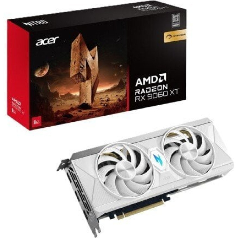 Acer Nitro Radeon RX 9060 XT OC 8GB White Edition AMD GDDR6