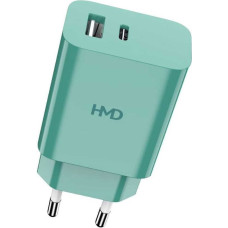HMD Dual Port Wall Charger 30W Green