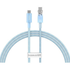 Baseus Kabel USB Baseus USB-C - USB-C 1 m Niebieski