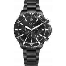 Giewont Zegarek Giewont Zegarek Męski Chronograph Sapphire Czarny GW3970-B4
