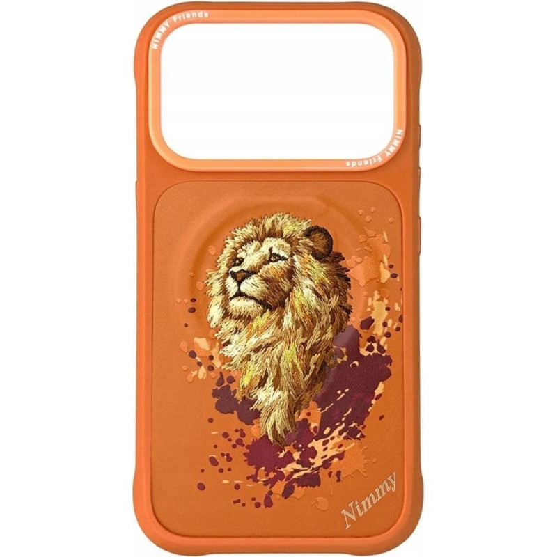 Nimmy Etui Lew MagSafe do iPhone 17 Pro Max pomarańczowy