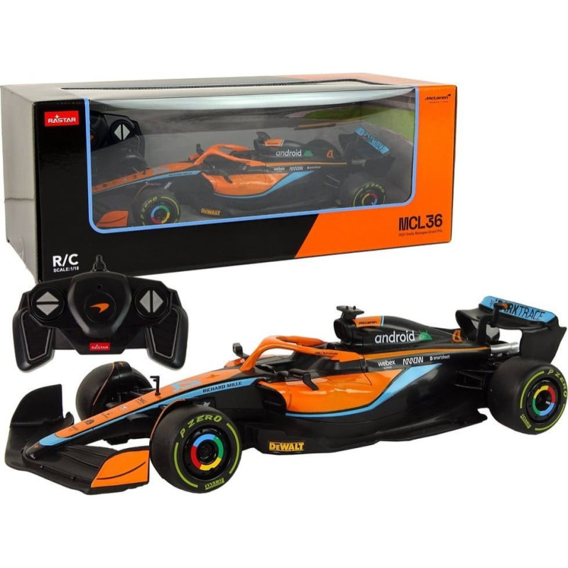 Rastar Auto R/C Wyścig&oacute;wka McLaren F1 1:18 Pomarańczowy Rastar
