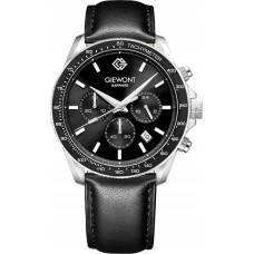 Giewont Zegarek Giewont Zegarek Męski Chronograph Sapphire Czarny GW3520-A4