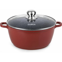 Puodas aliuminio su keramikos danga 5.3L 26x12cm HR-JLG-C26SO HEINNER