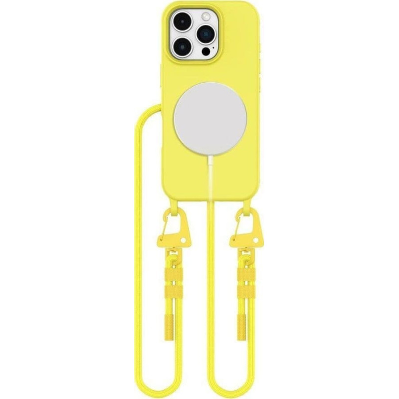Tech-Protect Etui IPHONE 16 PRO Tech-Protect Magnecklace MagSafe Canary ż&oacute;łte