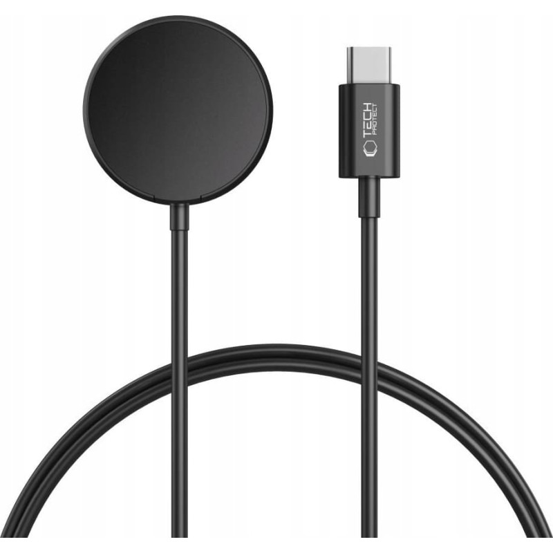 Tech-Protect Kabel ładujący Tech-Protect MC03 Ultraboost Magnetic Charging USB-C Cable 100cm Samsung Galaxy Watch Black